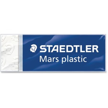 Officespace Mars Plastic Eraser - White OF3762339